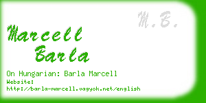 marcell barla business card